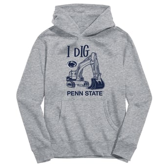 Youth Vive La Fete Gray Penn State Nittany Lions Excavator Pullover Hoodie