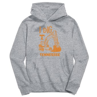 Youth Vive La Fete Gray Tennessee Volunteers Excavator Pullover Hoodie