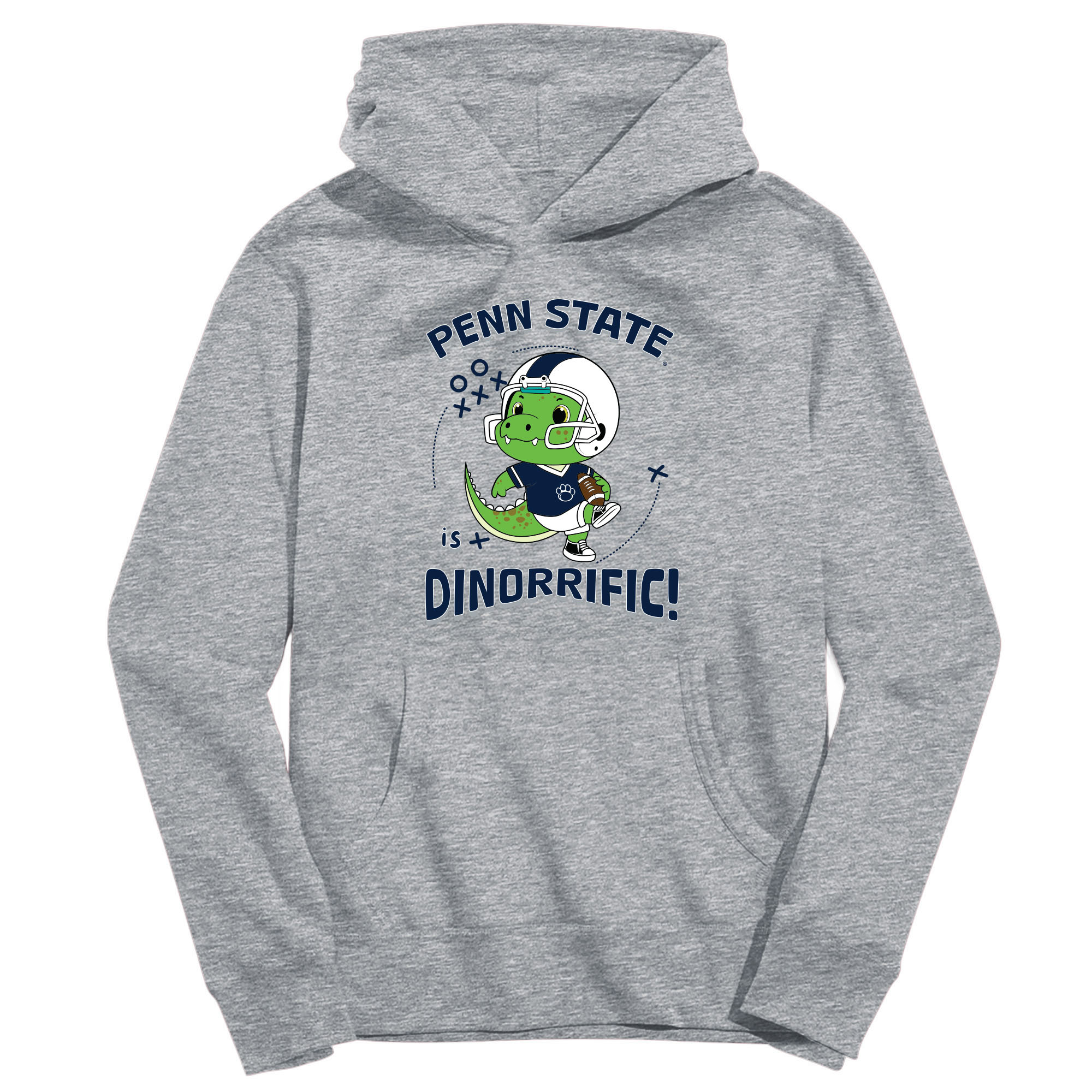 Toddler Vive La Fete Gray Penn State Nittany Lions Dino-Rrific Pullover Hoodie