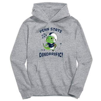 Toddler Vive La Fete Gray Penn State Nittany Lions Dino-Rrific Pullover Hoodie