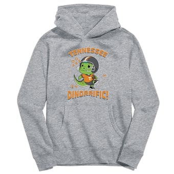 Toddler Vive La Fete Gray Tennessee Volunteers Dino-Rrific Pullover Hoodie