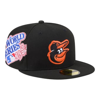 Men's New Era  Black Baltimore Orioles Hidden Hit 59FIFTY Fitted Hat