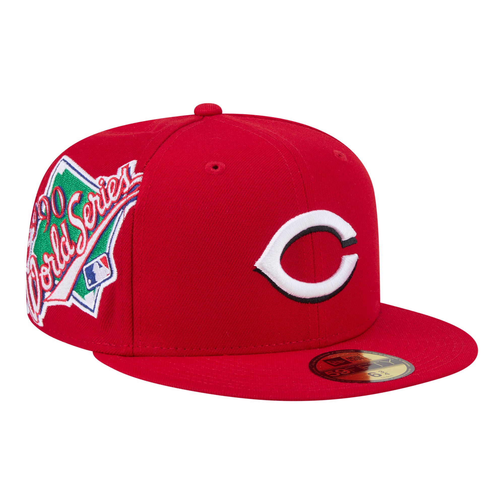 Men's New Era  Red Cincinnati Reds Hidden Hit 59FIFTY Fitted Hat