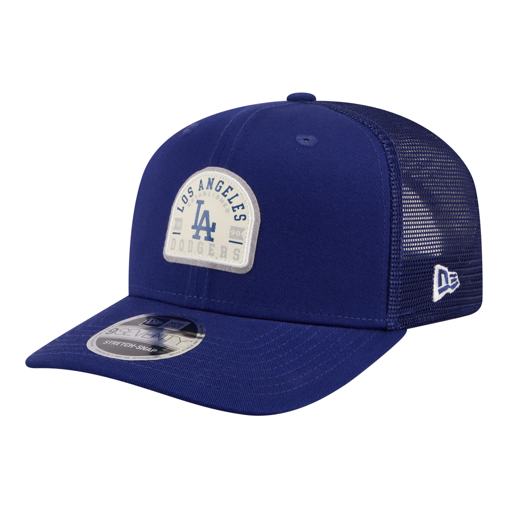 Men's New Era Royal Los Angeles Dodgers Contest 9SEVENTY Adjustable Trucker Hat