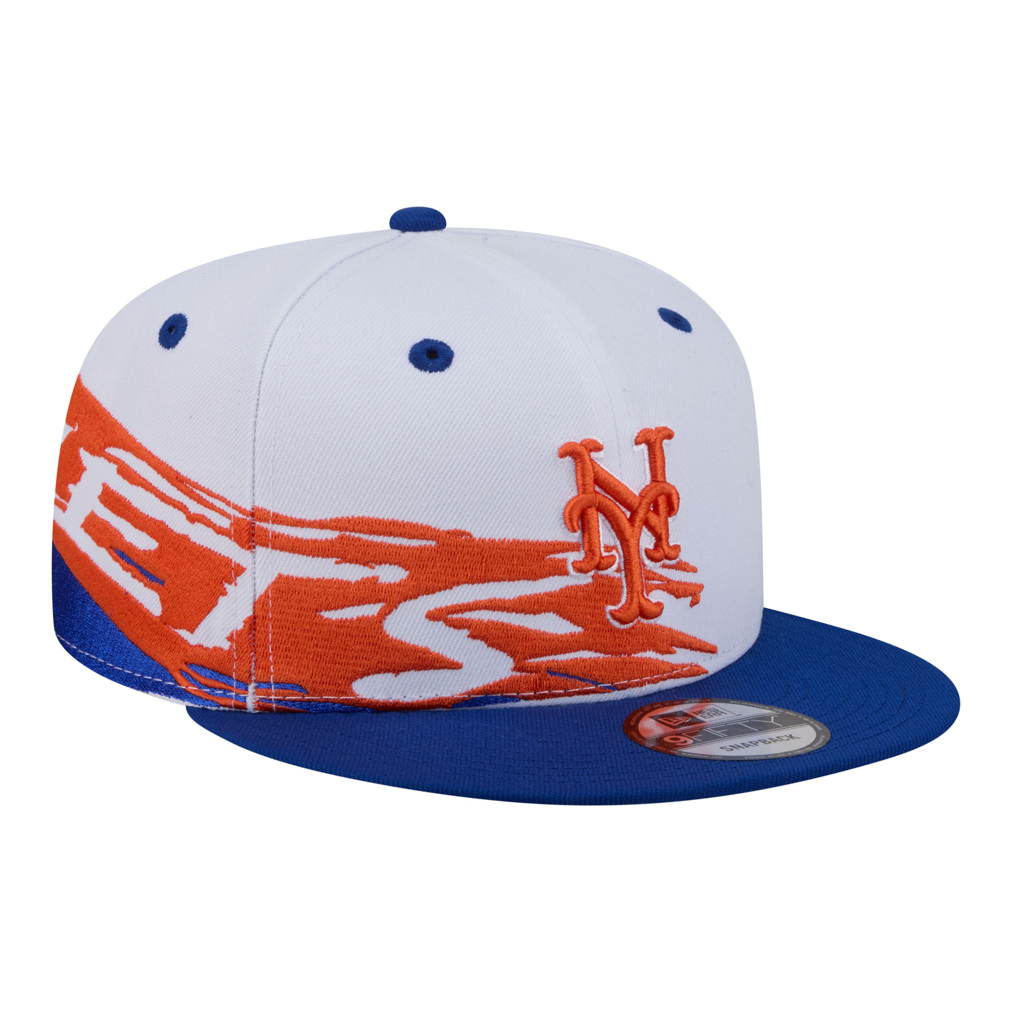 Men's New Era White/Royal New York Mets 9FIFTY Snapback Hat