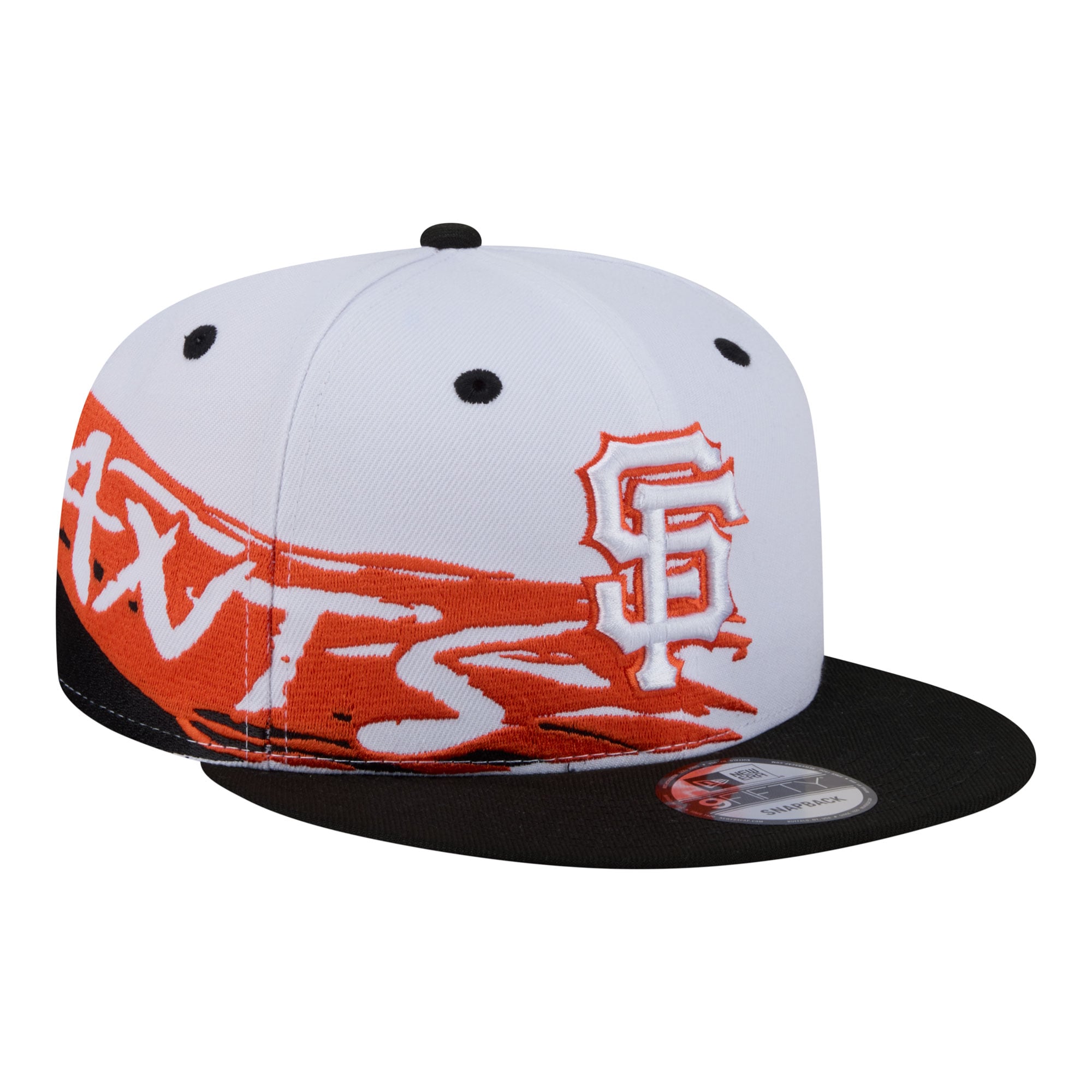 Men's New Era  White San Francisco Giants Swept 9FIFTY Snapback Hat