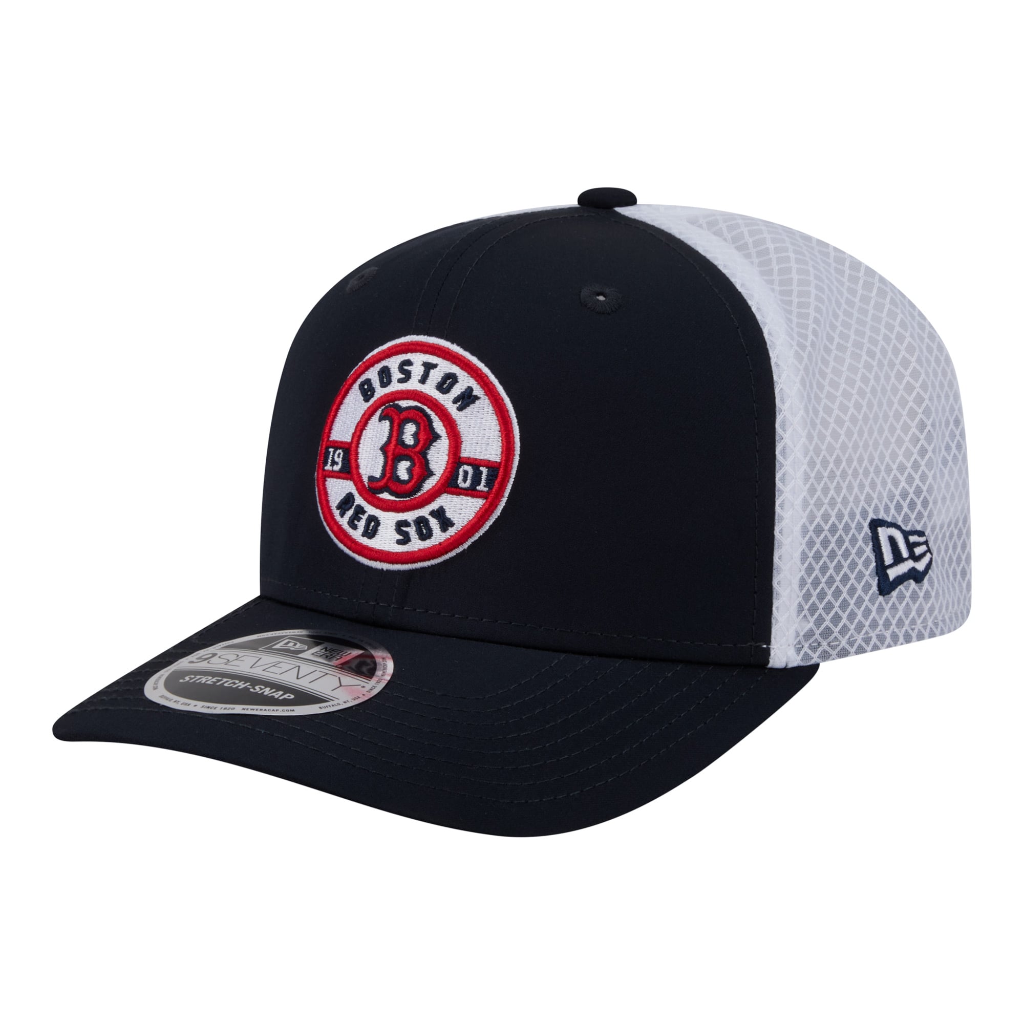 Men's New Era  Navy Boston Red Sox Active 9SEVENTY Adjustable Trucker Hat
