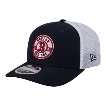 Men's New Era  Navy Boston Red Sox Active 9SEVENTY Adjustable Trucker Hat