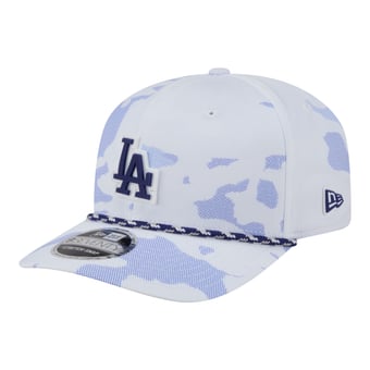 Men's New Era  White Los Angeles Dodgers Camo Rope 9SEVENTY Adjustable Hat