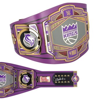 Chris Webber Sacramento Kings Autographed WWE Legacy Title Belt