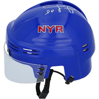 Jaromir Jagr New York Rangers Autographed Blue Mini Helmet