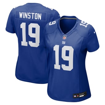 Women's Nike Jameis Winston  Royal New York Giants Team Game Jersey