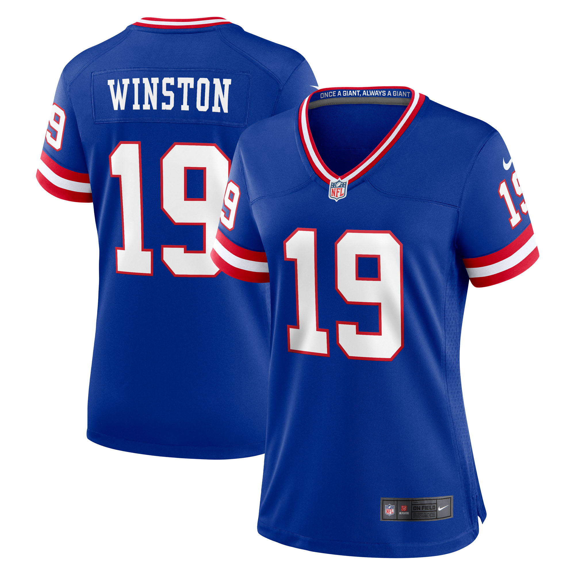 Women's Nike Jameis Winston Royal New York Giants Game Jersey