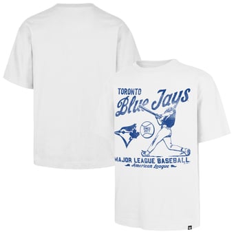 Men's '47 White Toronto Blue Jays Regional Batter Foundation T-Shirt