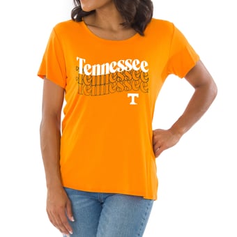 Women's Tennessee Orange Tennessee Volunteers Scarlet Scoop Neck T-Shirt