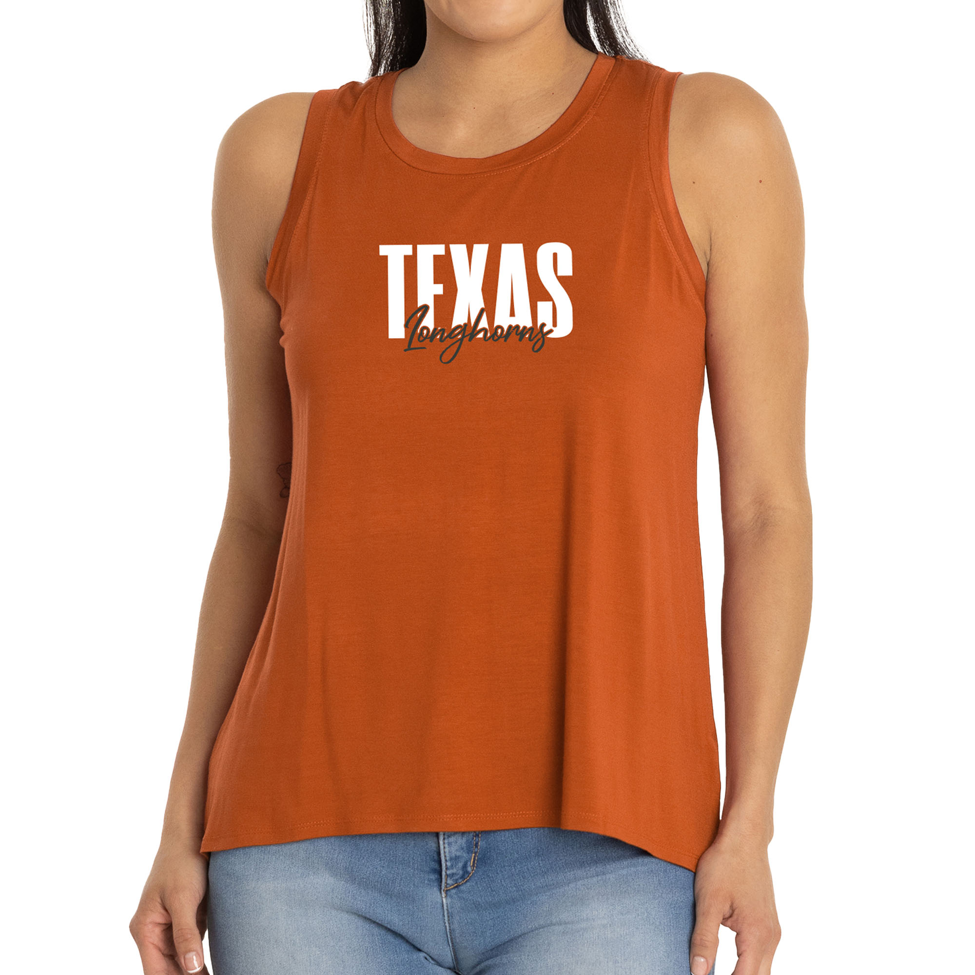 Women’s Texas Orange Texas Longhorns A-Line Hannah High Neck Tank Top Women’s Texas Orange Texas Longhorns A-Line Hannah High Neck Tank Top