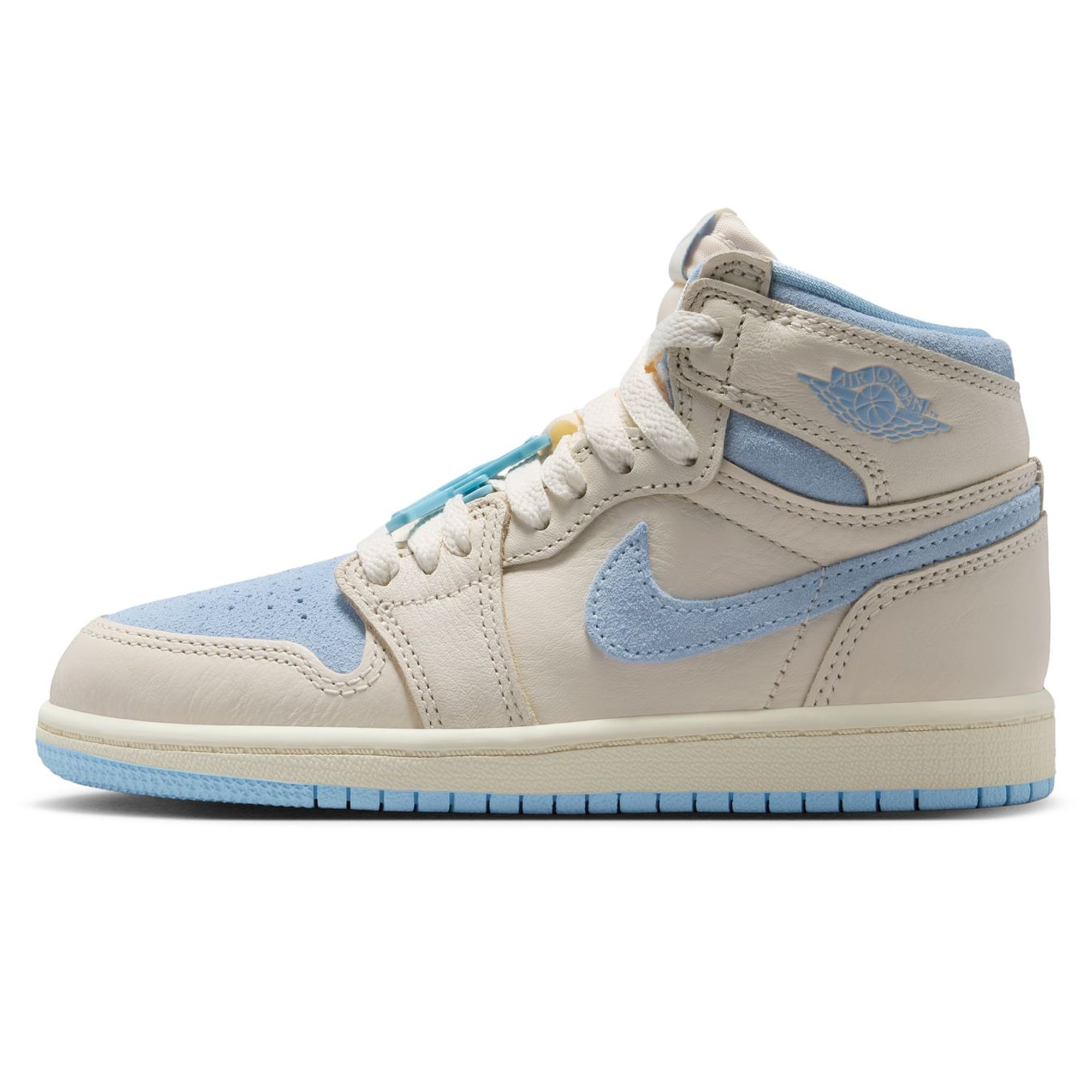 Preschool Jordan Brand Tan Air Jordan 1 Retro High OG Basketball Shoes