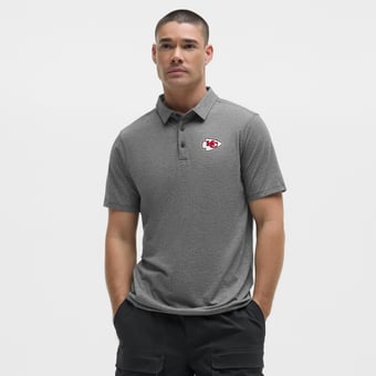 Men's lululemon Heather Black Kansas City Chiefs Evolution Polo