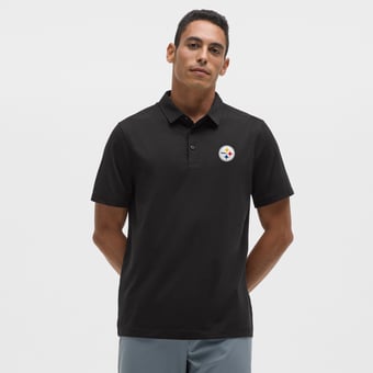 Men's lululemon Black Pittsburgh Steelers Evolution Polo