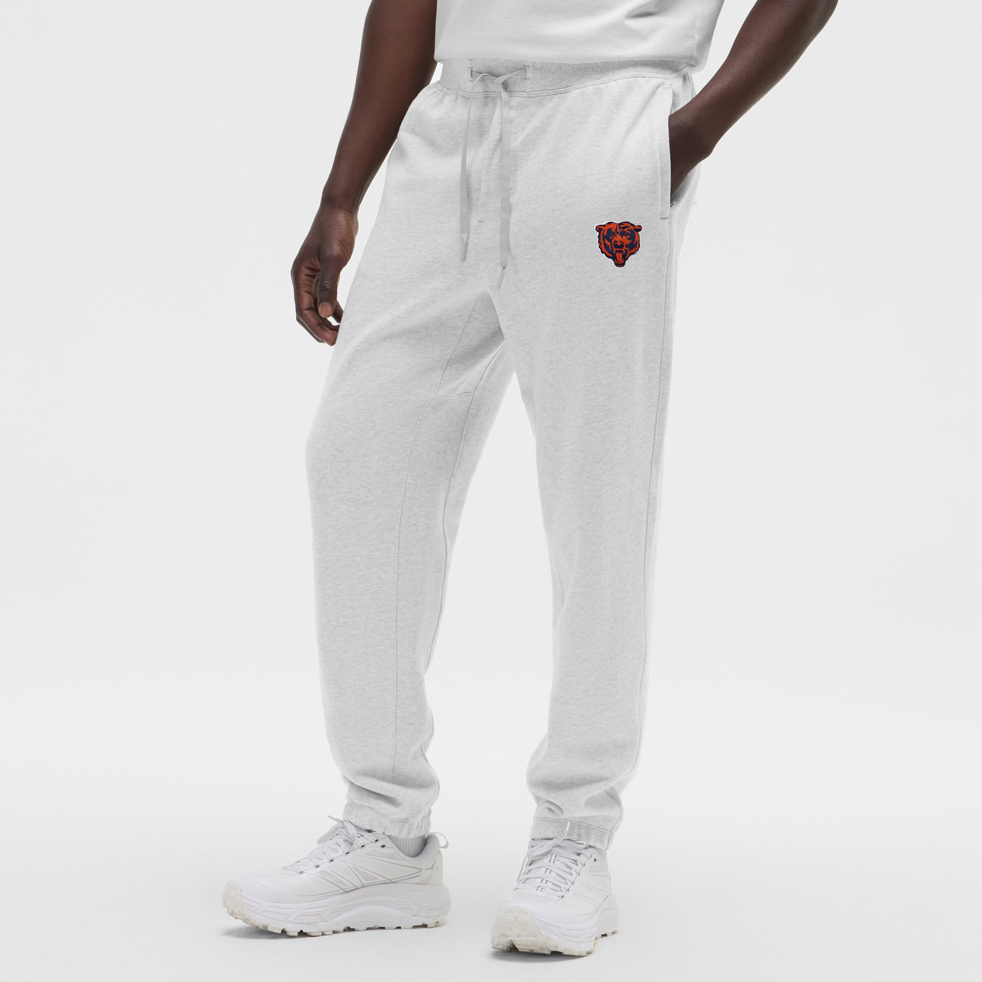 Pantalon de jogging Steady State des Chicago Bears, couleur argent chiné, pour homme de lululemon