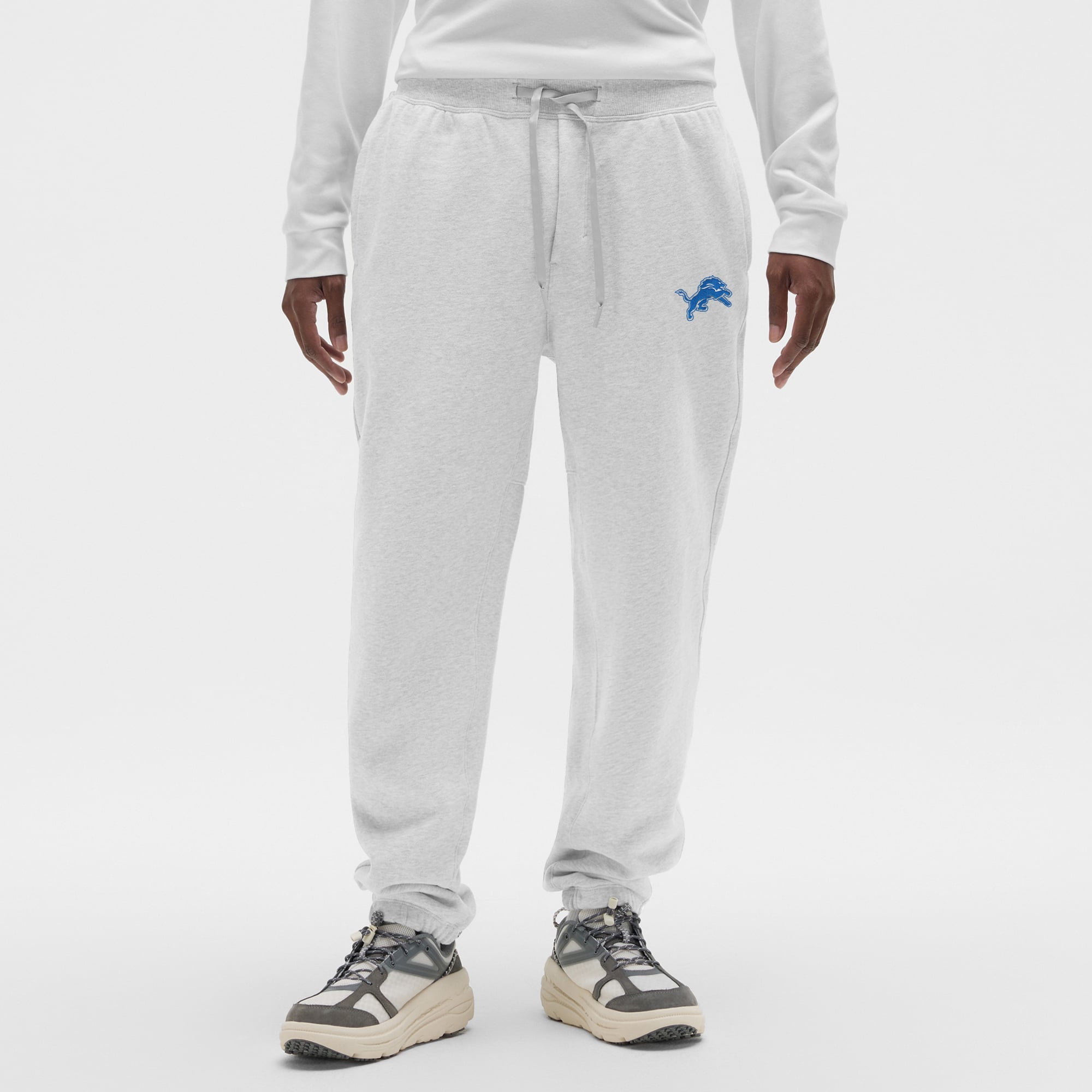 Pantalon de jogging Steady State des Detroit Lions, couleur argent chiné, pour homme de lululemon