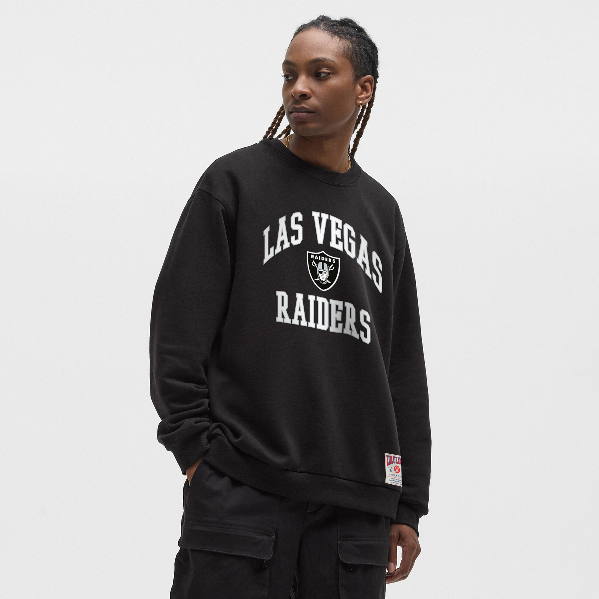 Men's lululemon Black Las Vegas Raiders Steady State Sweatshirt