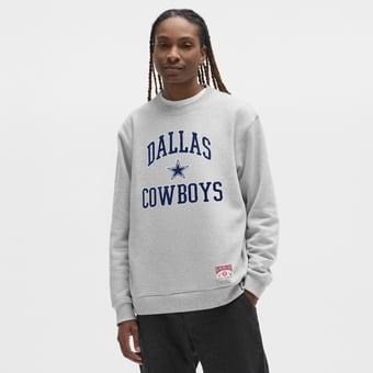 Men's lululemon Heathered Silver Drop Dallas Cowboys Steady State Sweatshirt