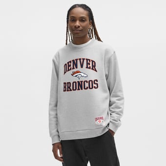 Men's lululemon Heathered Silver Drop Denver Broncos Steady State Sweatshirt