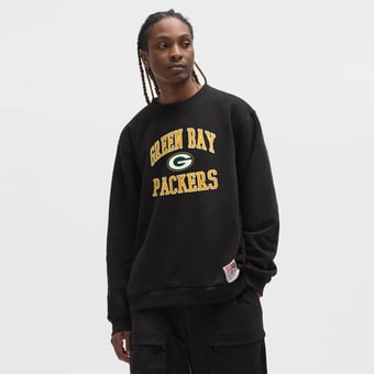 Men's lululemon Black Green Bay Packers Steady State Sweatshirt