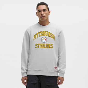 Men's lululemon Heathered Silver Drop Pittsburgh Steelers Steady State Sweatshirt