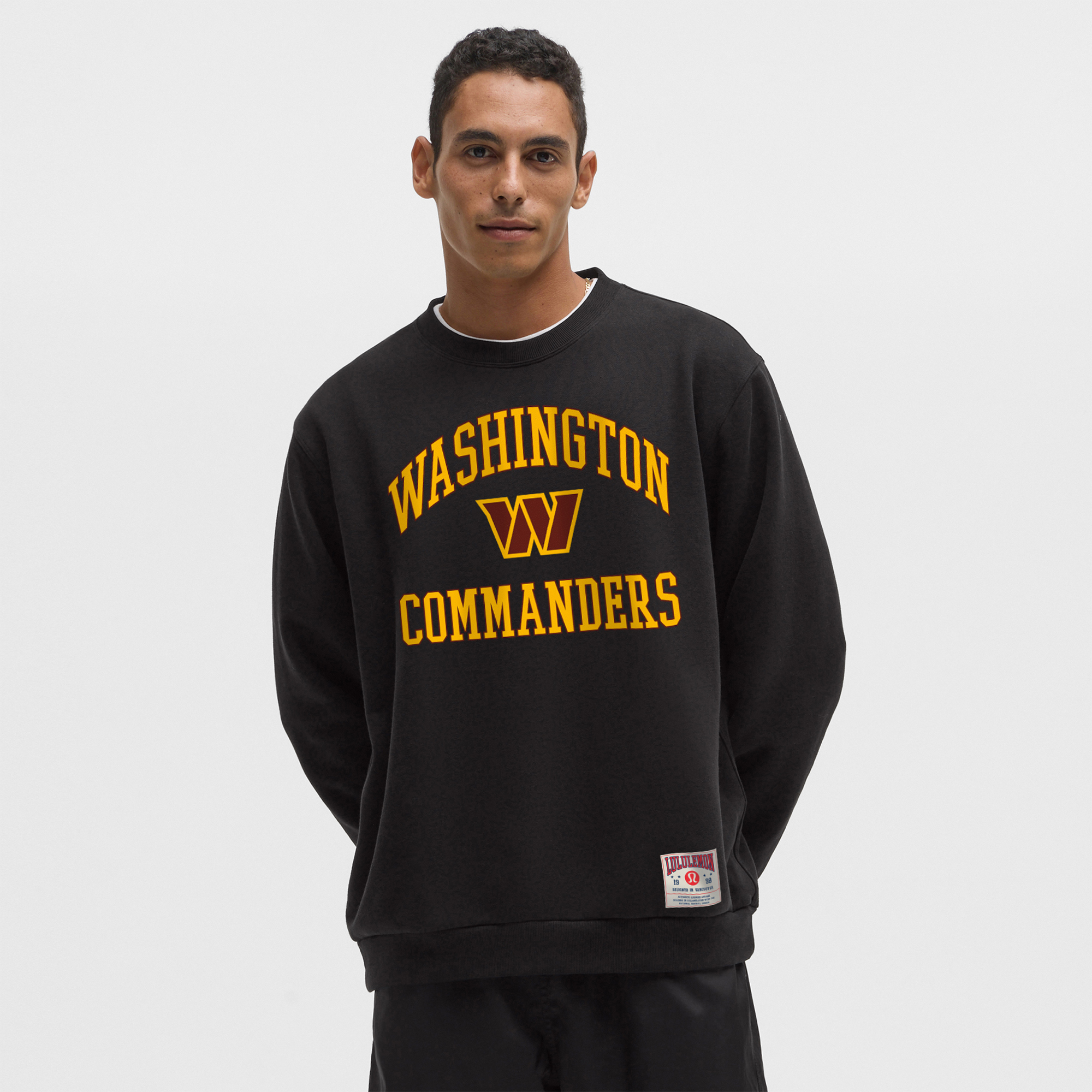 Men's lululemon Black Washington Commanders Steady State Sweatshirt