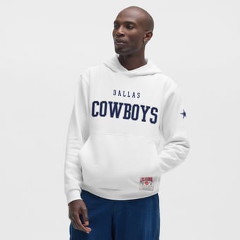 Men's lululemon White Dallas Cowboys Steady State Pullover Hoodie