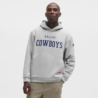 Men's lululemon Heathered Silver Drop Dallas Cowboys Steady State Pullover Hoodie