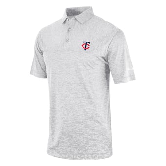 Men's Columbia Gray Minnesota Twins Heading Out Polo