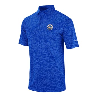 Men's Columbia Royal New York Mets Heading Out Polo