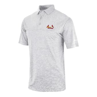 Men's Columbia Gray St. Louis Cardinals Heading Out Polo