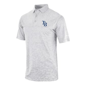 Men's Columbia Gray Tampa Bay Rays Heading Out Polo