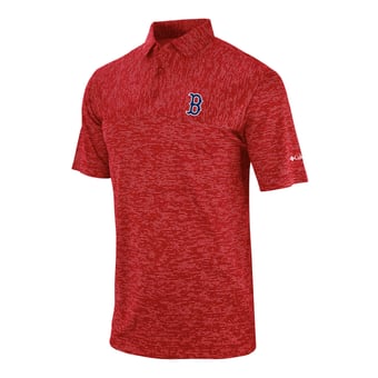 Men's Columbia Red Boston Red Sox Heading Out Polo