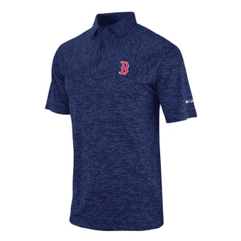 Men's Columbia Navy Boston Red Sox Heading Out Polo