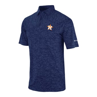 Men's Columbia Navy Houston Astros Heading Out Polo
