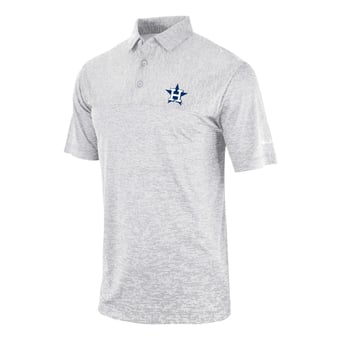 Men's Columbia Gray Houston Astros Heading Out Polo