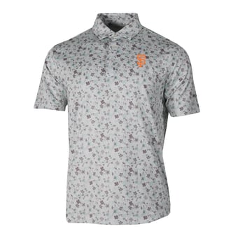 Men's Columbia Gray San Francisco Giants Countryside Green Polo