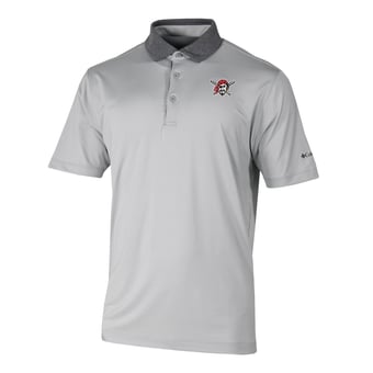 Men's Columbia Gray Pittsburgh Pirates Settle In Polo