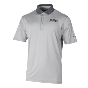Men's Columbia Gray San Diego Padres Settle In Polo