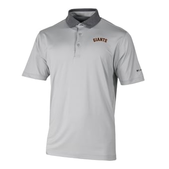 Men's Columbia Gray San Francisco Giants Settle In Polo