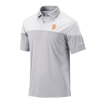 Men's Columbia Gray San Francisco Giants Best Ball Polo