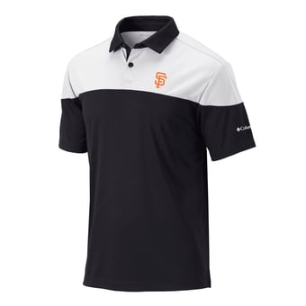 Men's Columbia Black San Francisco Giants Best Ball Polo