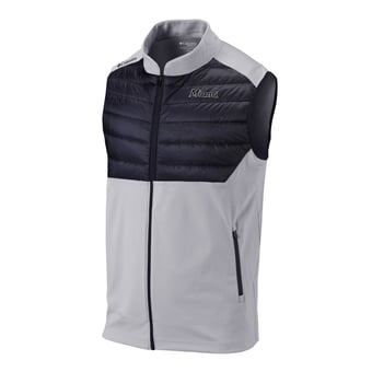 Men's Columbia Gray Miami Marlins In The Element Full-Zip Vest