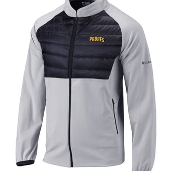 Men's Columbia Gray San Diego Padres In The Element Full-Zip Jacket