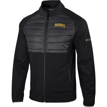 Men's Columbia Black San Diego Padres In The Element Full-Zip Jacket